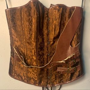 Brown corset